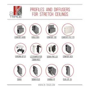 Profile i dyfuzory do sufitów napinanych